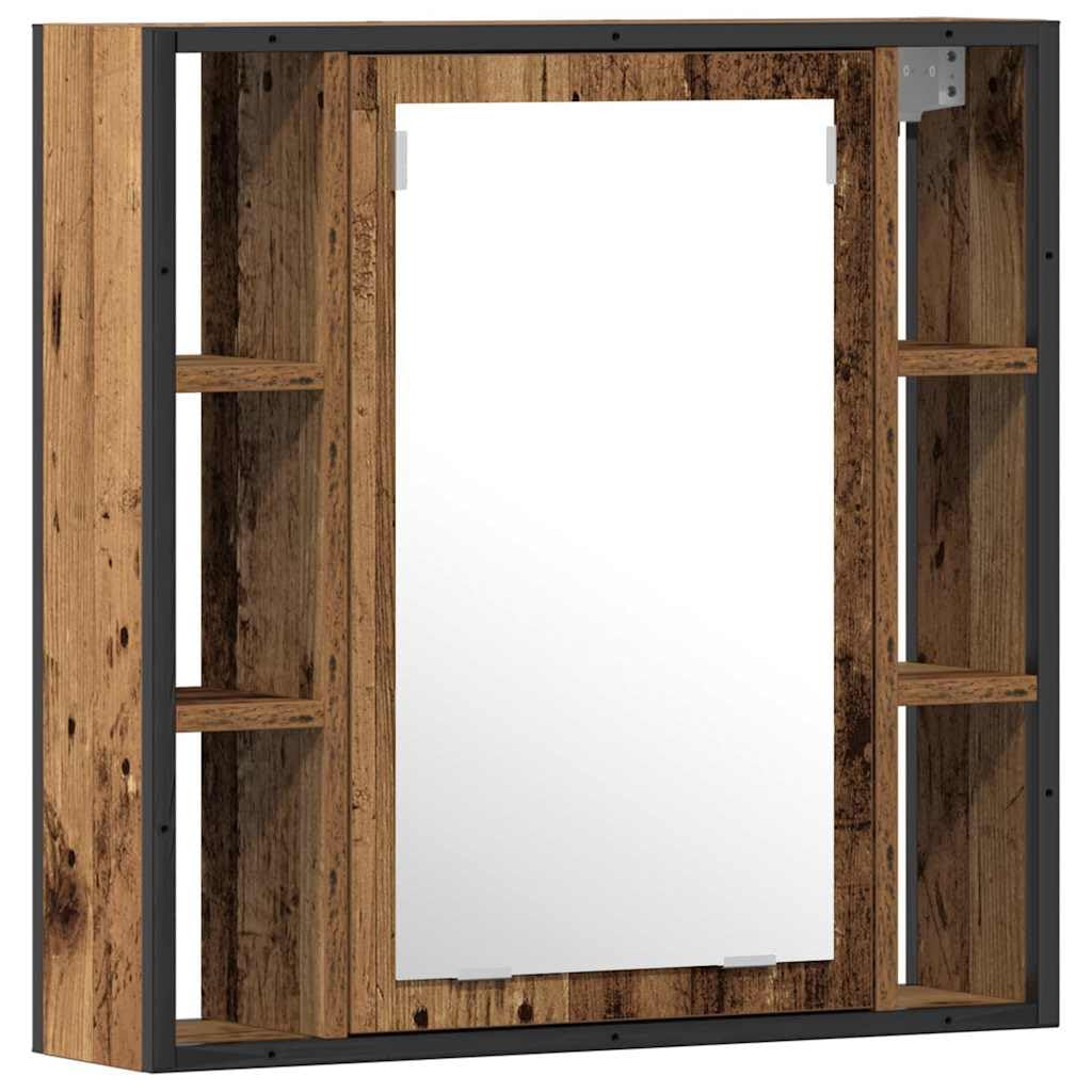 vidaXL Ensemble de mobilier de Salle de Bain avec étagère 2 pcs Marron, Ensemble de Rangement Moderne pour Salle de Bain, Meubles muraux, Solutions Gain de Place, organiseurs contemporains