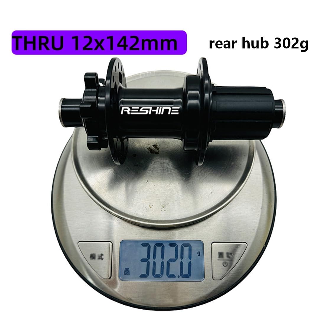 Mozzo Posteriore Bici MTB 32H 36H Mozzo Freno A Disco Asse Passante 12x142mm Mozzo Per Mountain Bike HG 8/9/10/11/12 Velocità 5 Cuscinetti Sigillati 120 Scatti