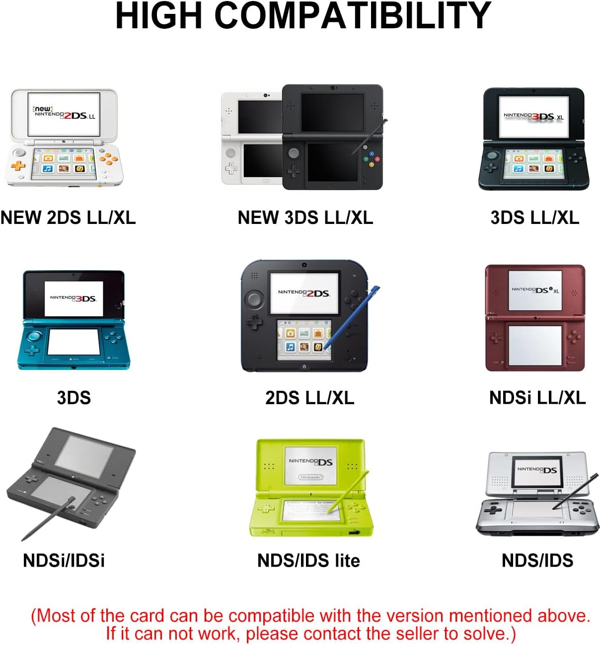 2022 SDHC Wood Version Plus Card with 16GB TF SD Card for DS DSI 2DS 3DS NDS, No Game timebomb