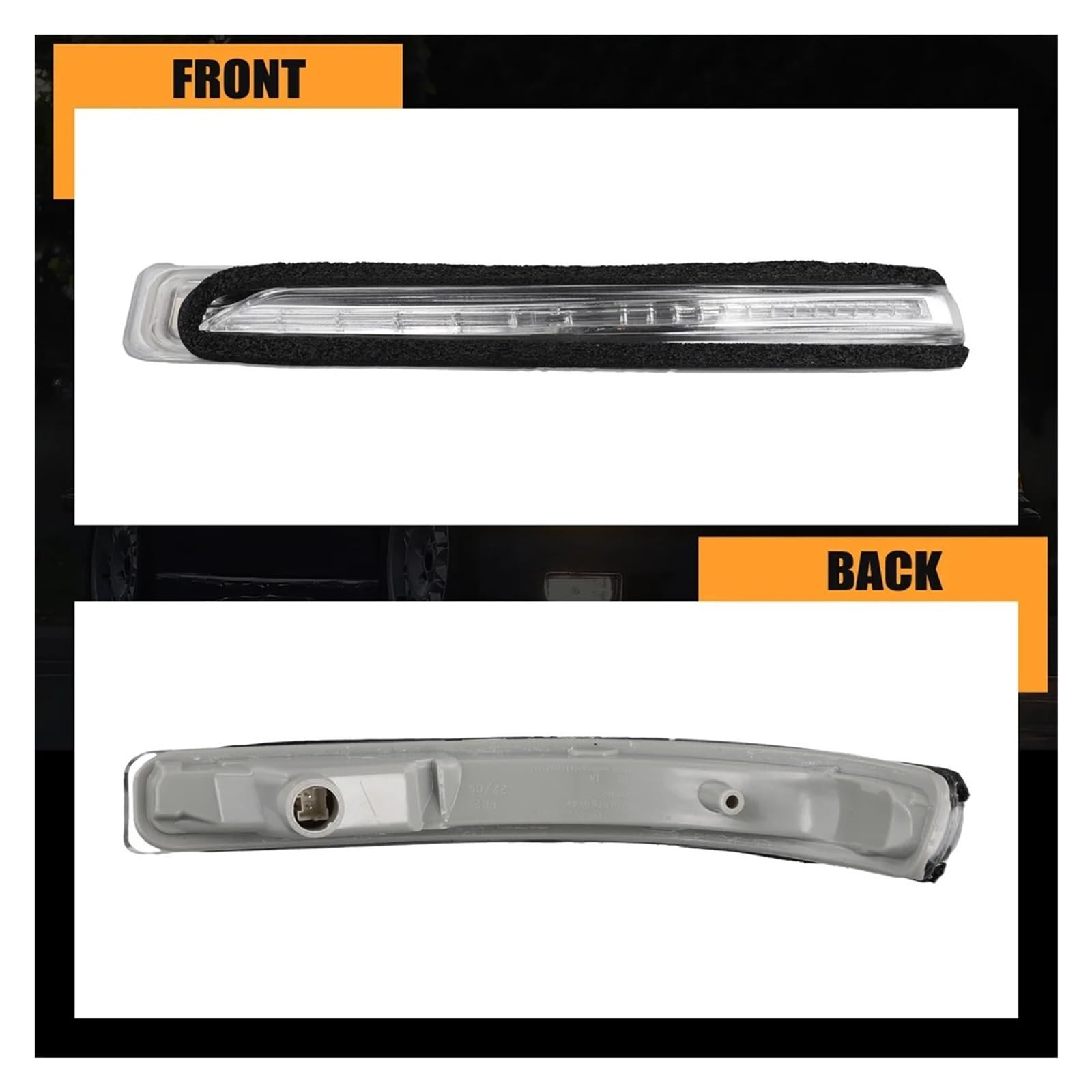 Intermitente de Espejo Para Hyundai Para I20 2014 2015 2016 2017 2018 2019 2020 87624-C8000 87614-C8000 Luz De Señal De Giro Para Espejo Retrovisor Coche Luces Laterales Indicadoras Dinámicas(L and R)