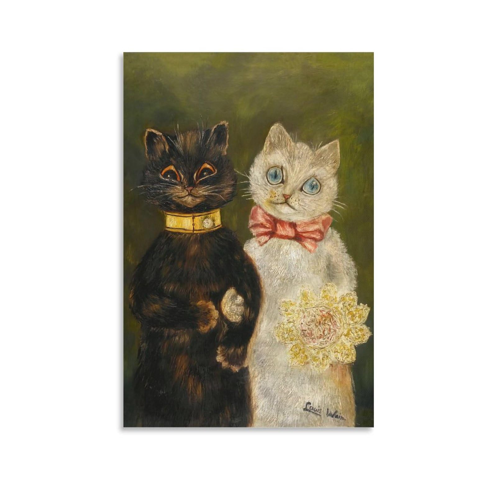 バリ絵画:猫のロマンス バリ絵画:猫のロマンス バリ絵画:猫のロマンス 2025最新作