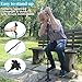 Honmido Walking Cane Foldable for Men & Women Seniors for Balance,Self Standing Folding Cane,Height Adjustable Anti-Slip Lightweight Alloy Walking Stick Collapsable for Travel Mobility Aid (Black)