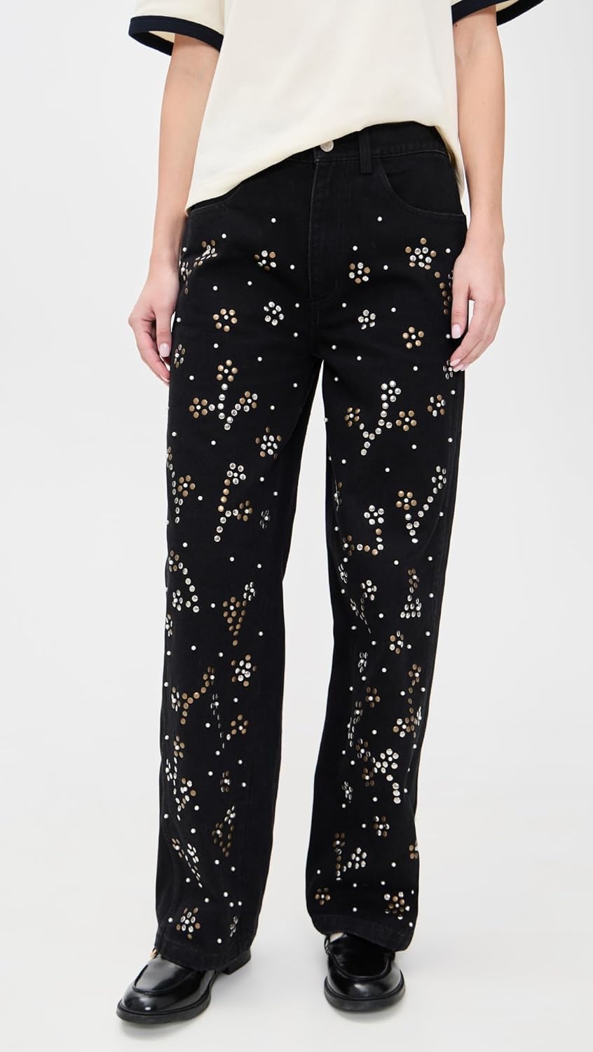 Sea Women's Etta Denim Studded Jeans