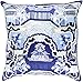 Surya Geisha Down Fill 20" Square Pillow in Blue