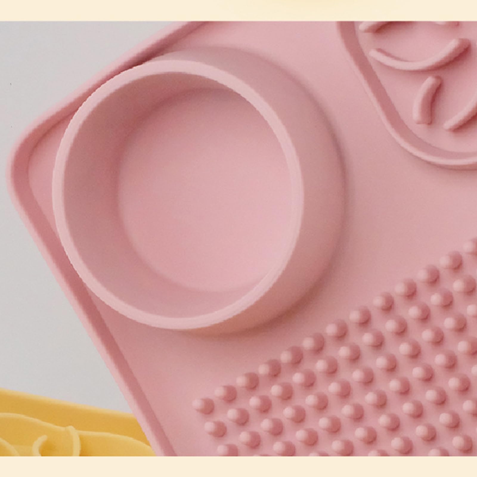 4 Stück Leckmatte für Hunde und Katzen, Leckmatte mit Saugnäpfen rutschfest, verlängert die Mahlzeitenbereicherung, Futtermatten für langsames Fressen,4pcs,30 * 8cm