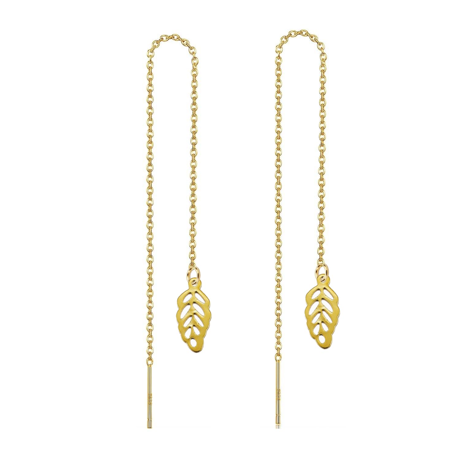 Via Mazzini Gold Plated Leaf Charm Sui Dhaga Needle And Thread Dangle Earrings For Women And Girls (ER2278) (B0CF2BN5JF) Amazon Price History, Amazon Price Tracker