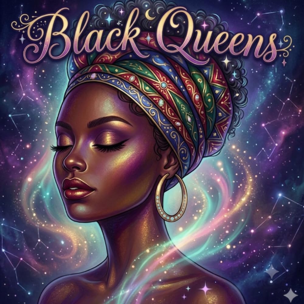 Black Queens Coloring Book: Celebrating Beauty, Confidence, Style, and Strength Through Inspiring Coloring Pages