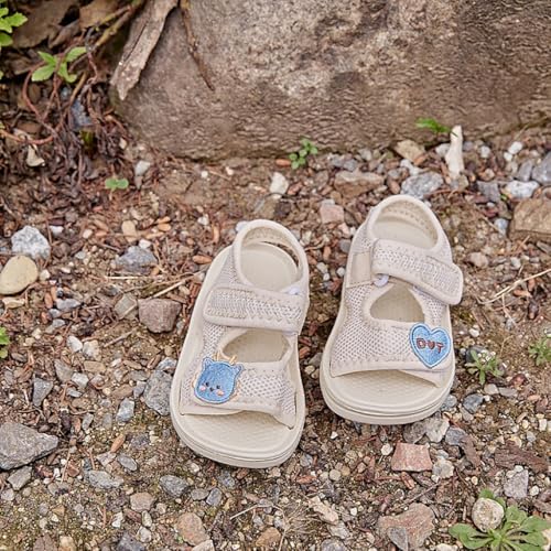 Korean Version Embroidery Children's Sandals Kids Soft Bottom Nonslip Shoes Baby Outdoor Beach Sports Sandals3