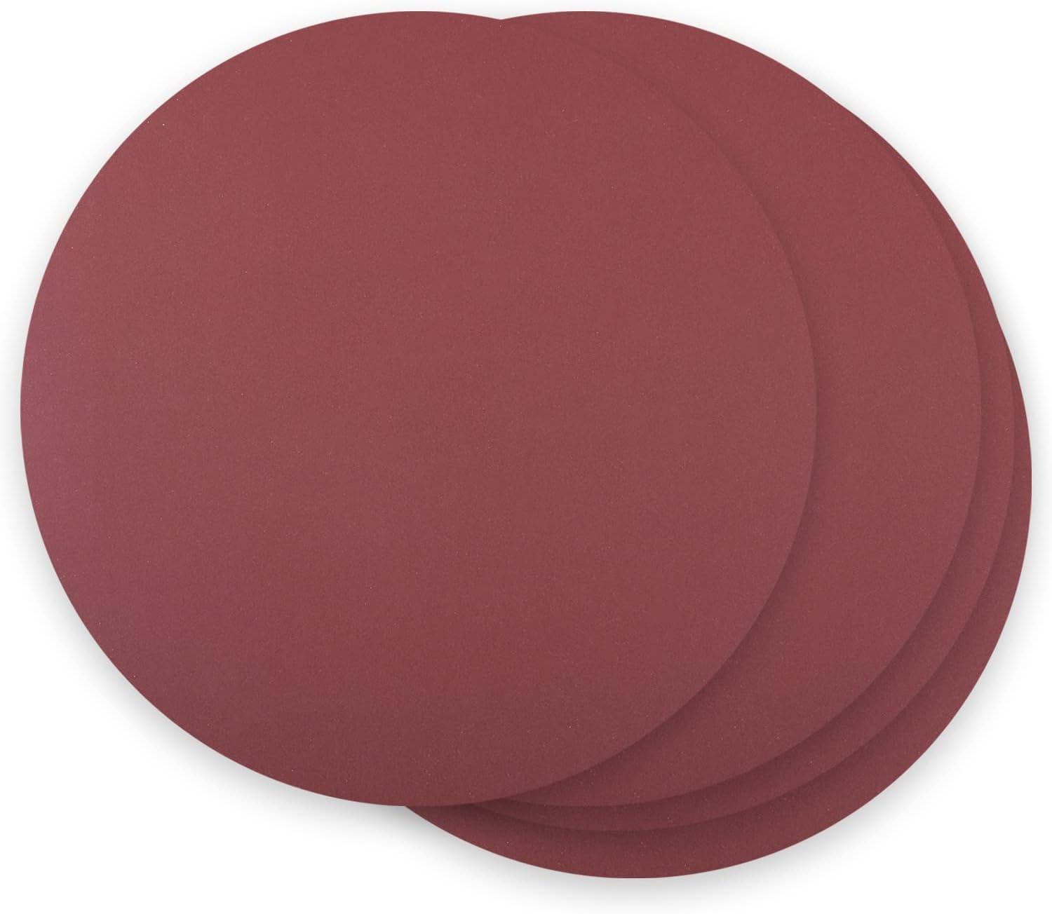 Utoolmart PSA Sanding Discs, 12-inch 600 Grits Self Stick Adhesive Back Sandpaper, No-Hole Aluminum Oxide Sanding Paper, for Random Orbital Sander,