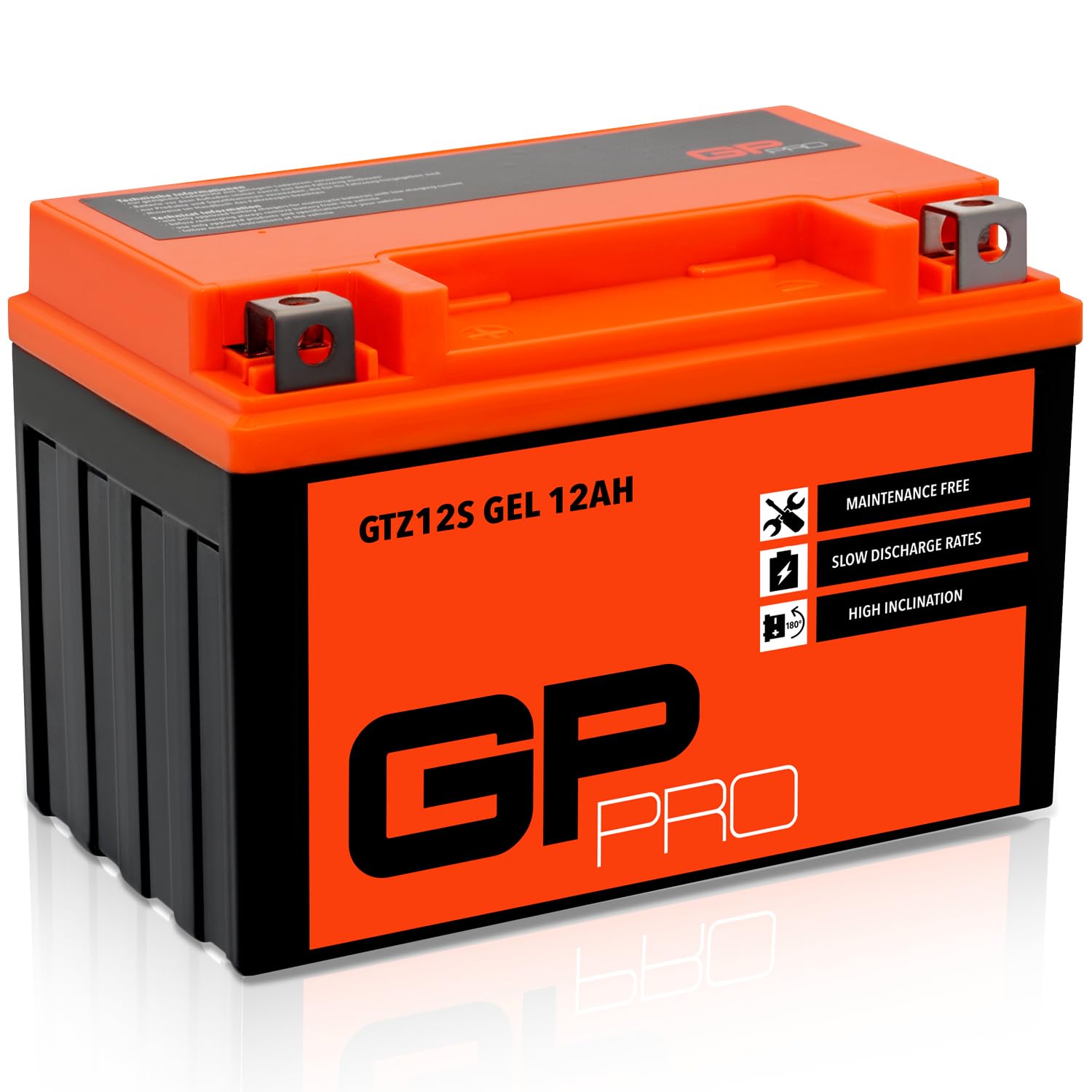 GP-Pro , batería GEL de 12 V y 12 Ah (tipo GTZ12S), para Motocicleta