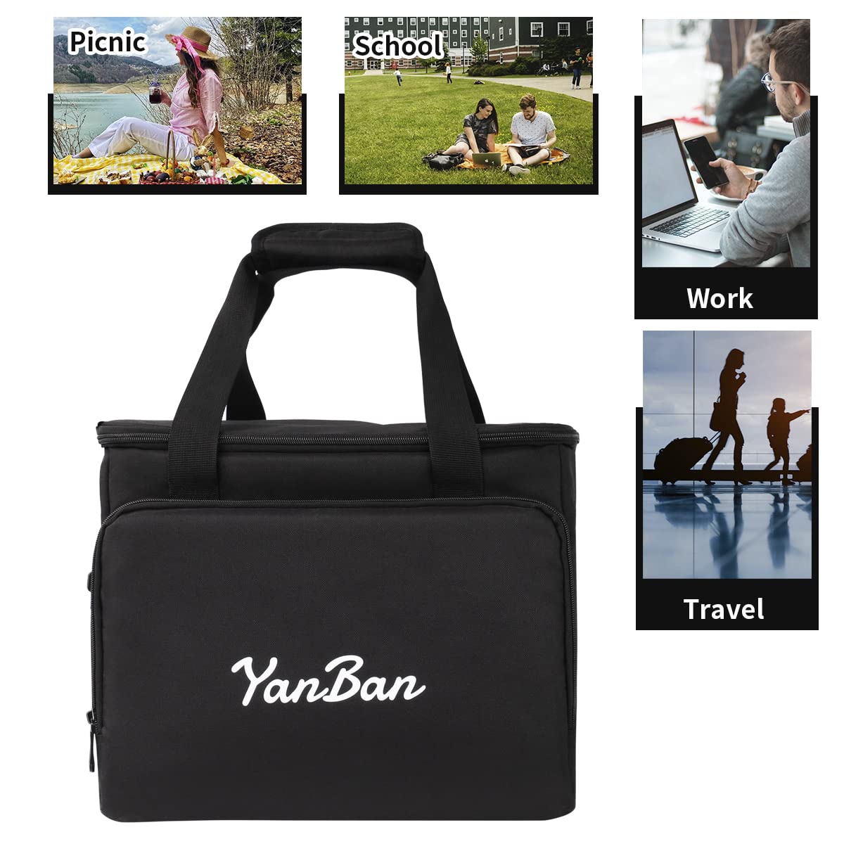 Borsa Termica 30L per Picnic, Barbecue, Campeggio e Ufficio