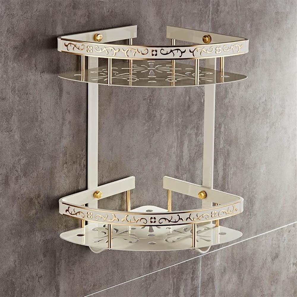 Corner Shower Caddy Bathroom Shelf Black Aluminum Bathroom Corner Shelf Bathroom Holder Showeroom Basket Bathroom Accessories Shower Organizer