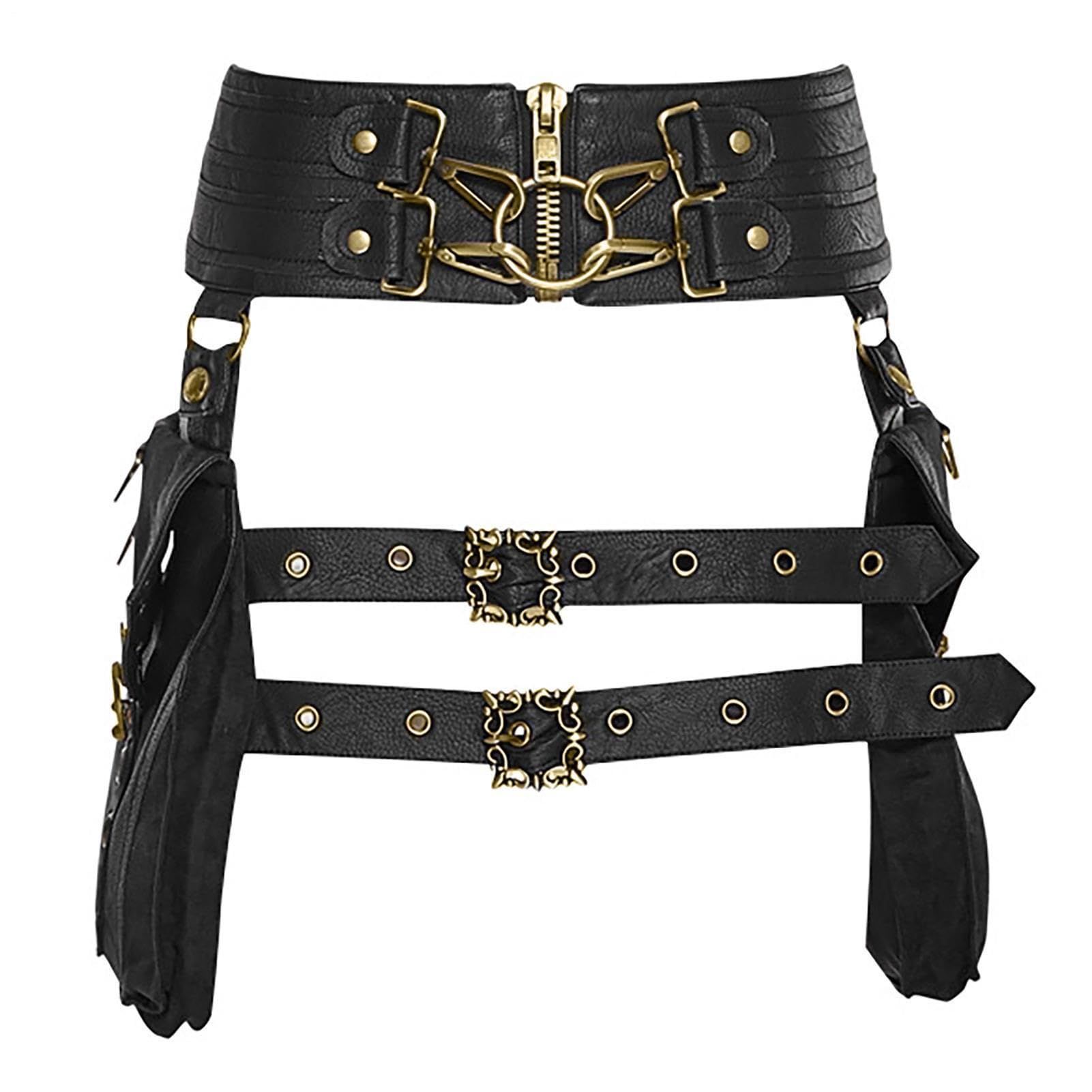 Per Cosplay Di Halloween - Per Per Motocicletta Per Halloween | Portatile | Vintage Da Uomo Con La Sua Anticata, La Cintura Con Fibbia Regolabile E Il Design A Corsetto