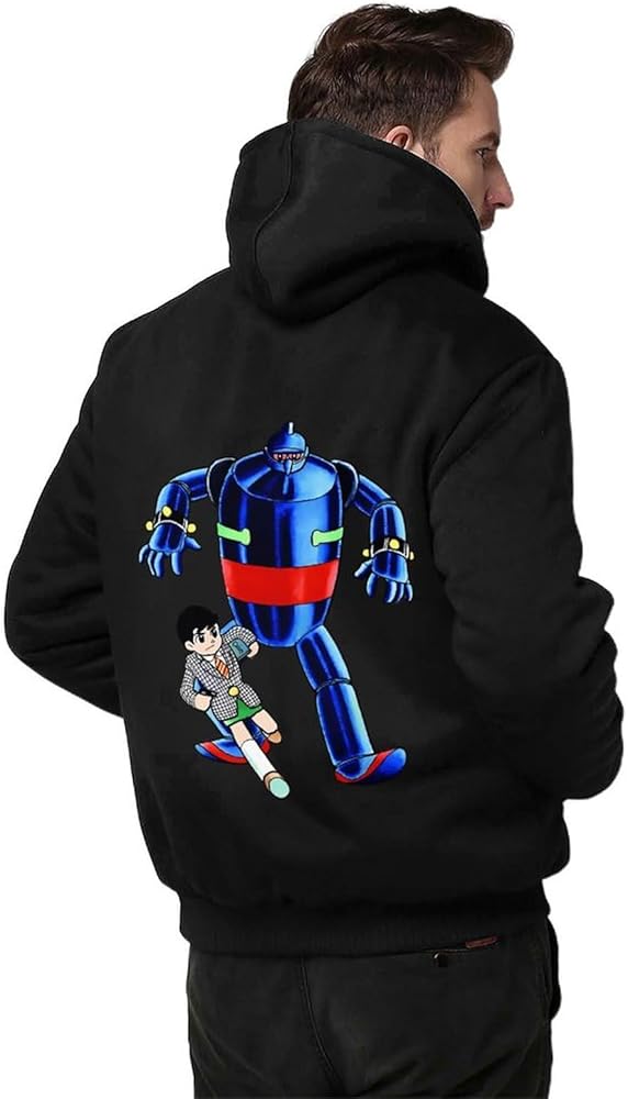 Amazon.co.jp: [ミュウマック] 鉄人28号 ジップパーカー メンズ 長袖