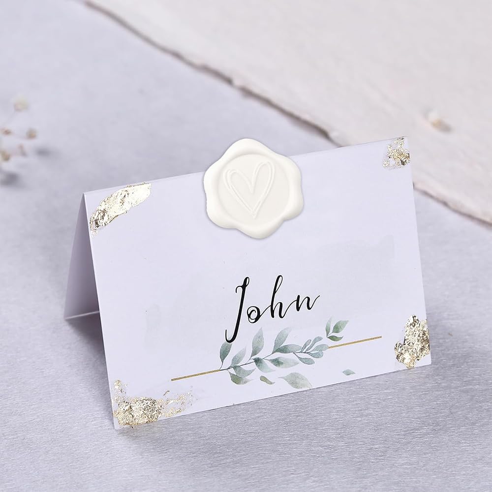 50 Adesivi Sigillo Cera A Cuore - Autoadesivi Per Regali, Matrimoni E San Valentino - Foto 10