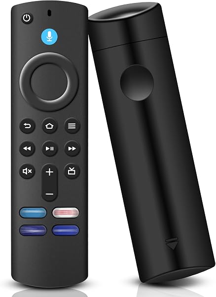 Télécommande Vocale de Remplacement(3 Génération), Compatible avec AMZ FI-re TV Stick (2/3 Gen, 4K, 4K Max, Lite, HD), FI-re TV Cube(2nd und 3rd Gen), avec Bluetooth, Vocale, 4 Touches Raccourcis - 1