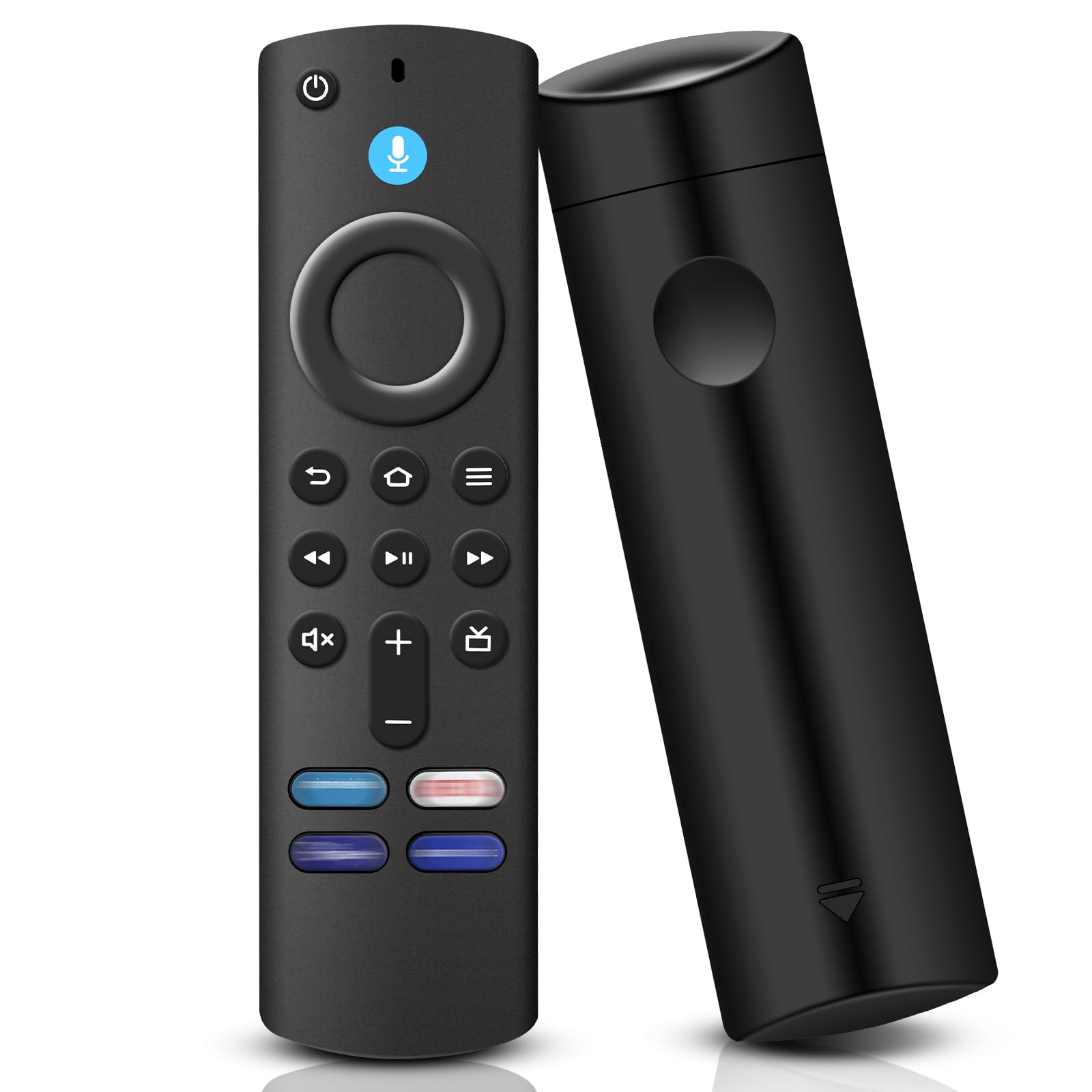 Télécommande Vocale de Remplacement 3e Génération Compatible avec Fire TV Stick 2/3 Gen 4K 4K Max Lite HD Fire TV Cube 2nd 3rd Gen Bluetooth 4 Touches Raccourcis