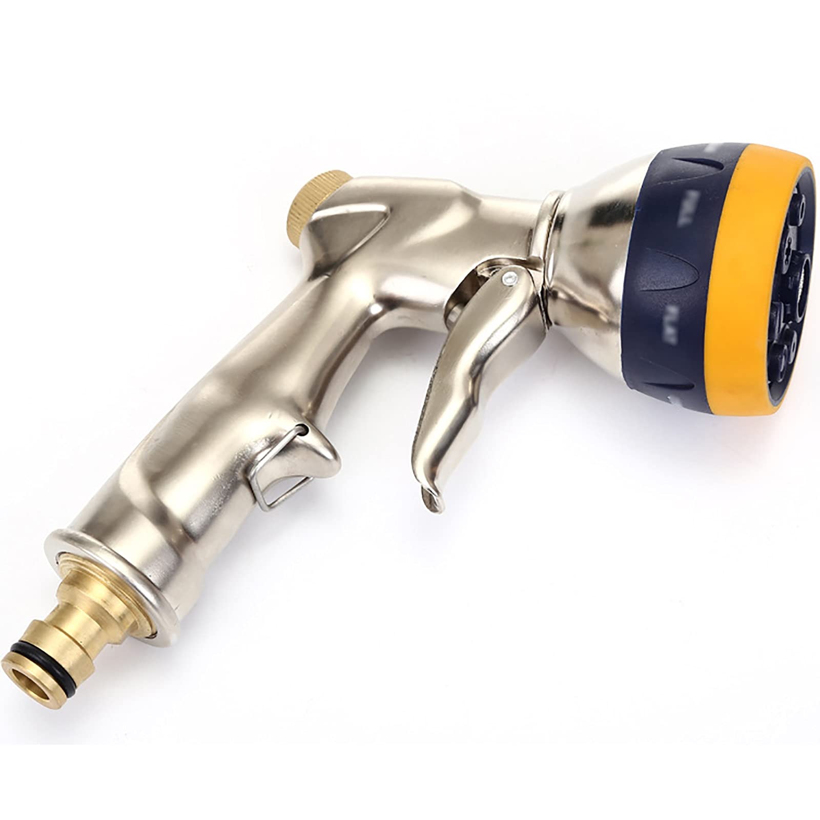 Pistola Pulverizadora para Riego Metal cobre lavado de coches pistola agua jardín arma herramienta para Limpiar Riego
