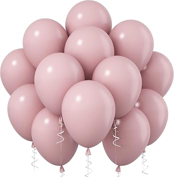 Pink Balloons - 30 Pcs 12 Inch Matte Pastel Balloon Arch Kit - Premium Decorations for Anniversary Engagement Gender Reveal