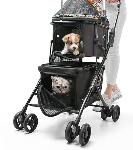 Miniatura 7 de MroMax Juego de 2 ruedas para cochecito, rueda giratoria de 4.724 in x 0.984 in, repuesto de rueda giratoria de plástico para cochecito y cochecito