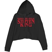 Based On The Novel by Stephen King Cropped Fleece Hoodie, Soft & Cozy, Trendy Fit