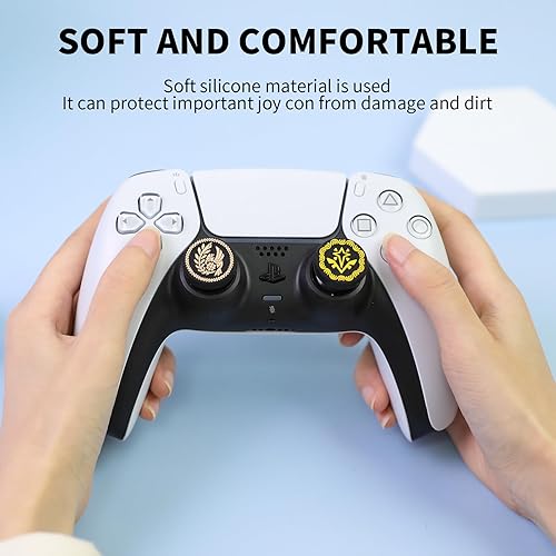 Vista 33 de PERFECTSIGHT Lindas tapas de agarre para el pulgar para Switch 2 2025, PlayStation 4/5, PS5, PS4, Xbox Series X/S, Xbox One, Switch Pro Controller