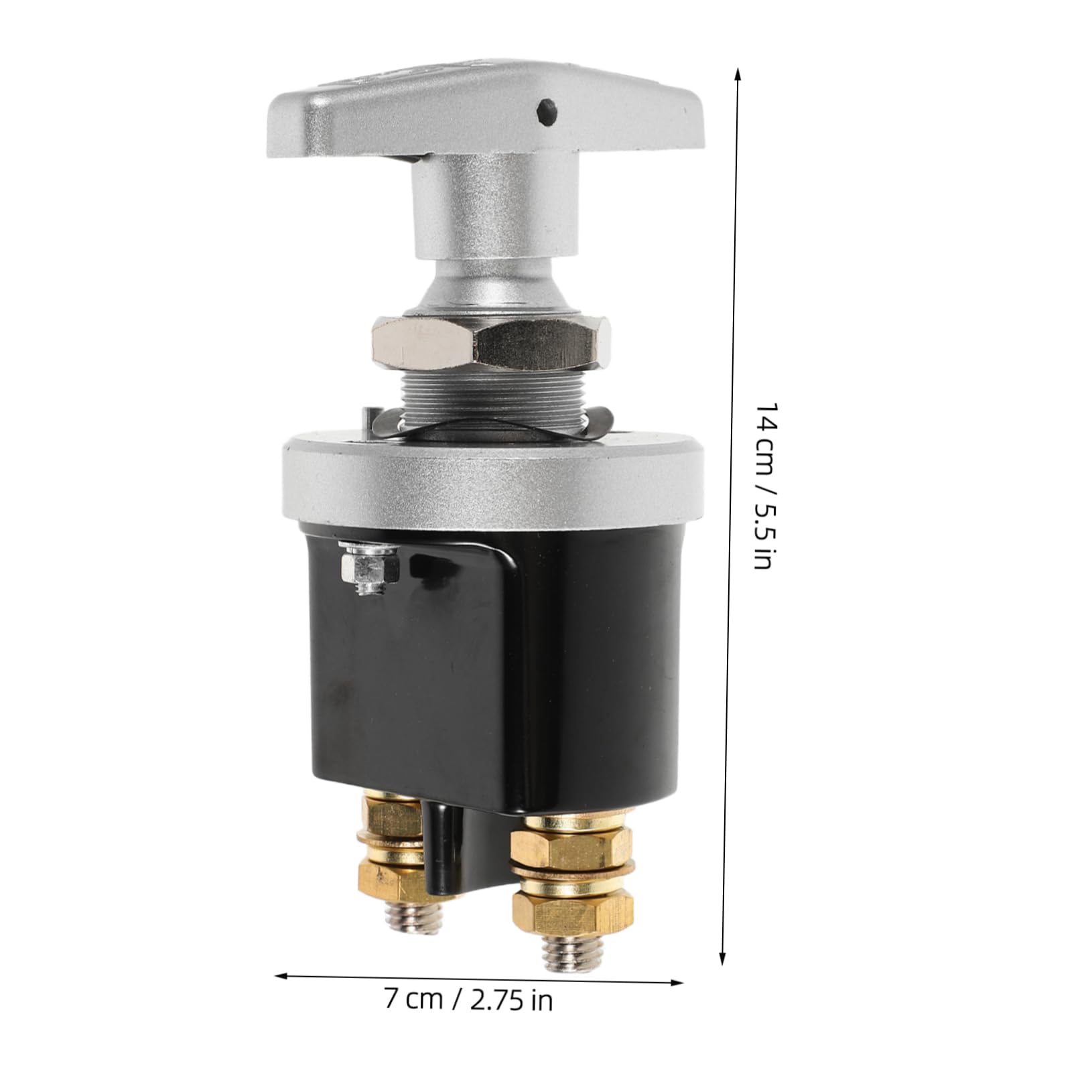 Cabilock Battery Disconnect Switch for Boats and Cars Power Cutoff Switch with Locking Panel for Reliable Battery Isolation and Easy Installation