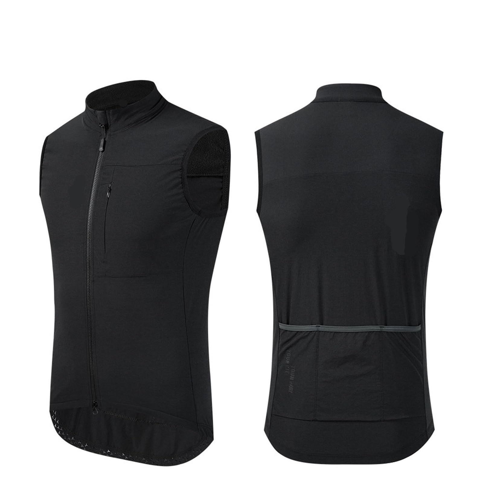 Chaleco Ciclismo Sin Mangas Cortavientos de Ciclismo for Hombre, sin Mangas, Resistente al Viento, Impermeable, for Ciclismo para Correr, Gimnasio