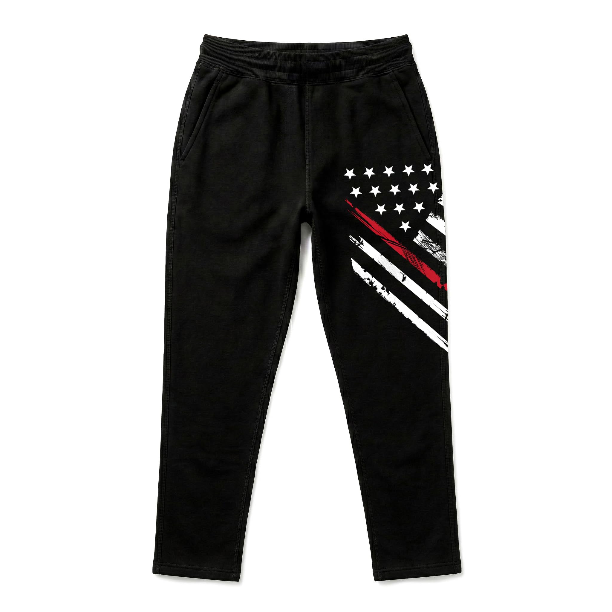 Tactical Pro Supply American Flag Sweatpants - Joggers for Men Women Fitness Workout