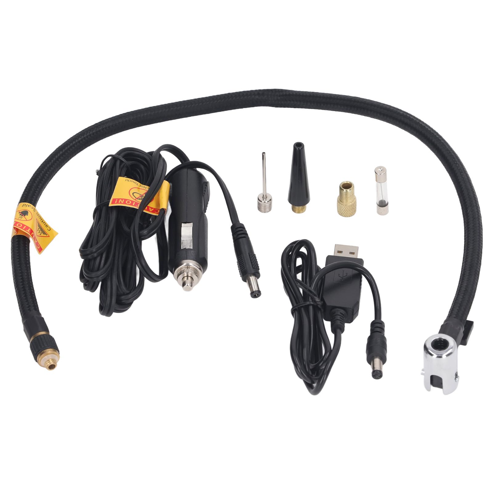 Fafeicy Kabelloser Reifenfüller mit Digitalanzeige, 150 PSI, Automatische Abschaltung, LED-Licht, USB und Autoladegerät, für Auto, Motorrad, Fahrrad, Basketball