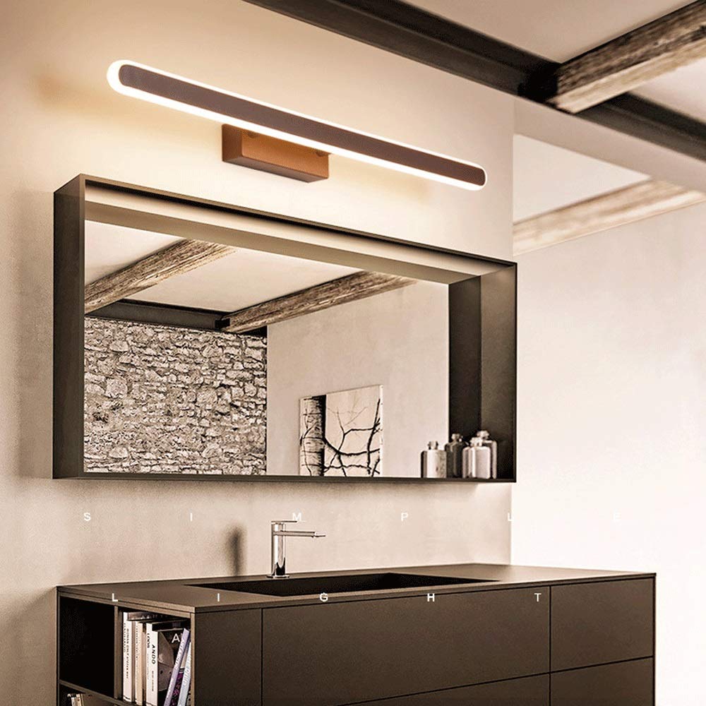 lampade da parete, Lampada da parete in alluminio c/luce a specchio a LED 15 W, 40 cm