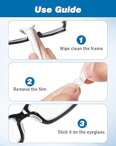 Miniatura 7 de Vastar Kit de almohadillas para la nariz y almohadillas para los oídos, almohadillas de silicona autoadhesivas para la nariz, 13 pares de