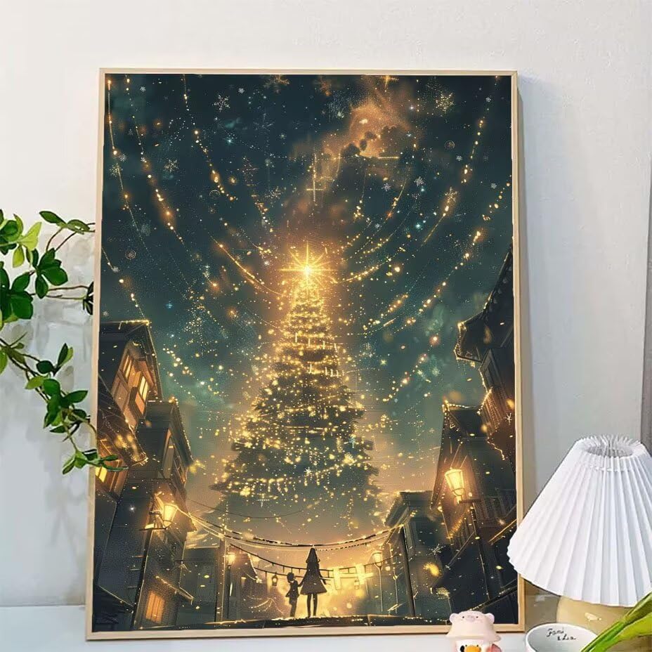 Cuadros para pintar por numeros kit de arbol para decorar el salon con pintura acrilica 100x130 2