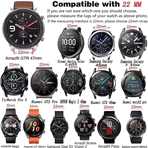Bracelet silicone 22mm pour TicWatch Pro 3 GPS LTE et montre connectée S2 E2