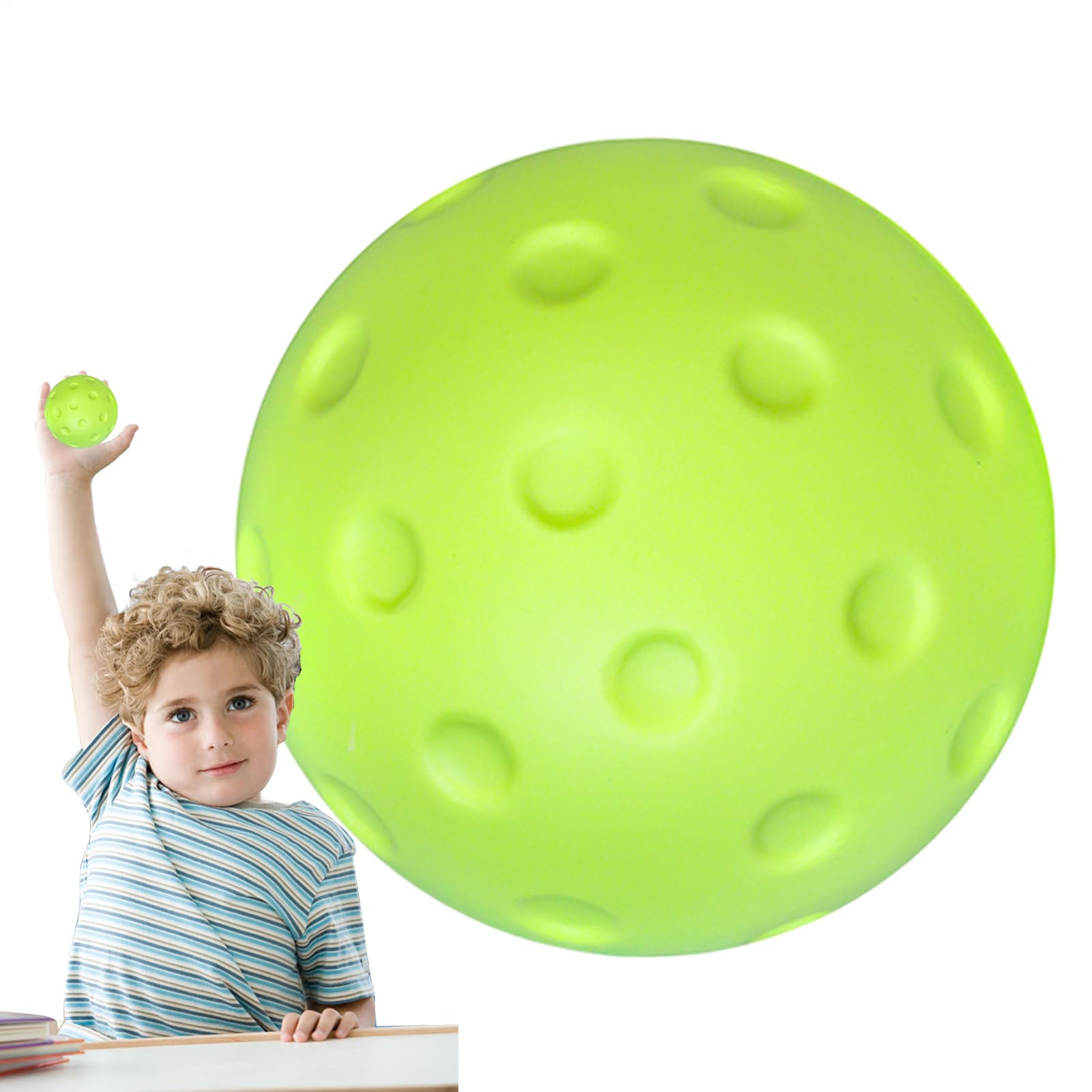 Silent Indoor Pickleball Practice Ball | Soft Pu Foam Quiet Training Sports Accessories, Sport Warm-up Solution For Professionals Women Men Youth Beginners