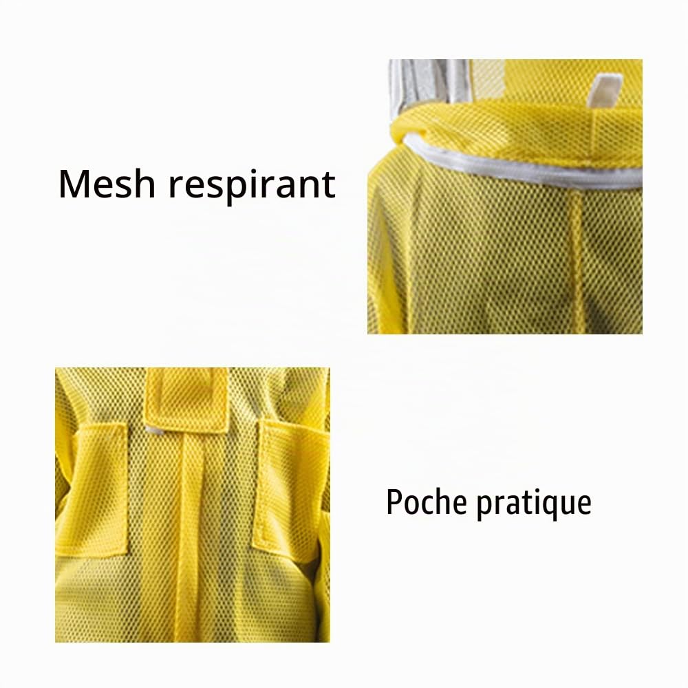 Combinaison d'apiculture ventilée pour enfant en coton 140 cm