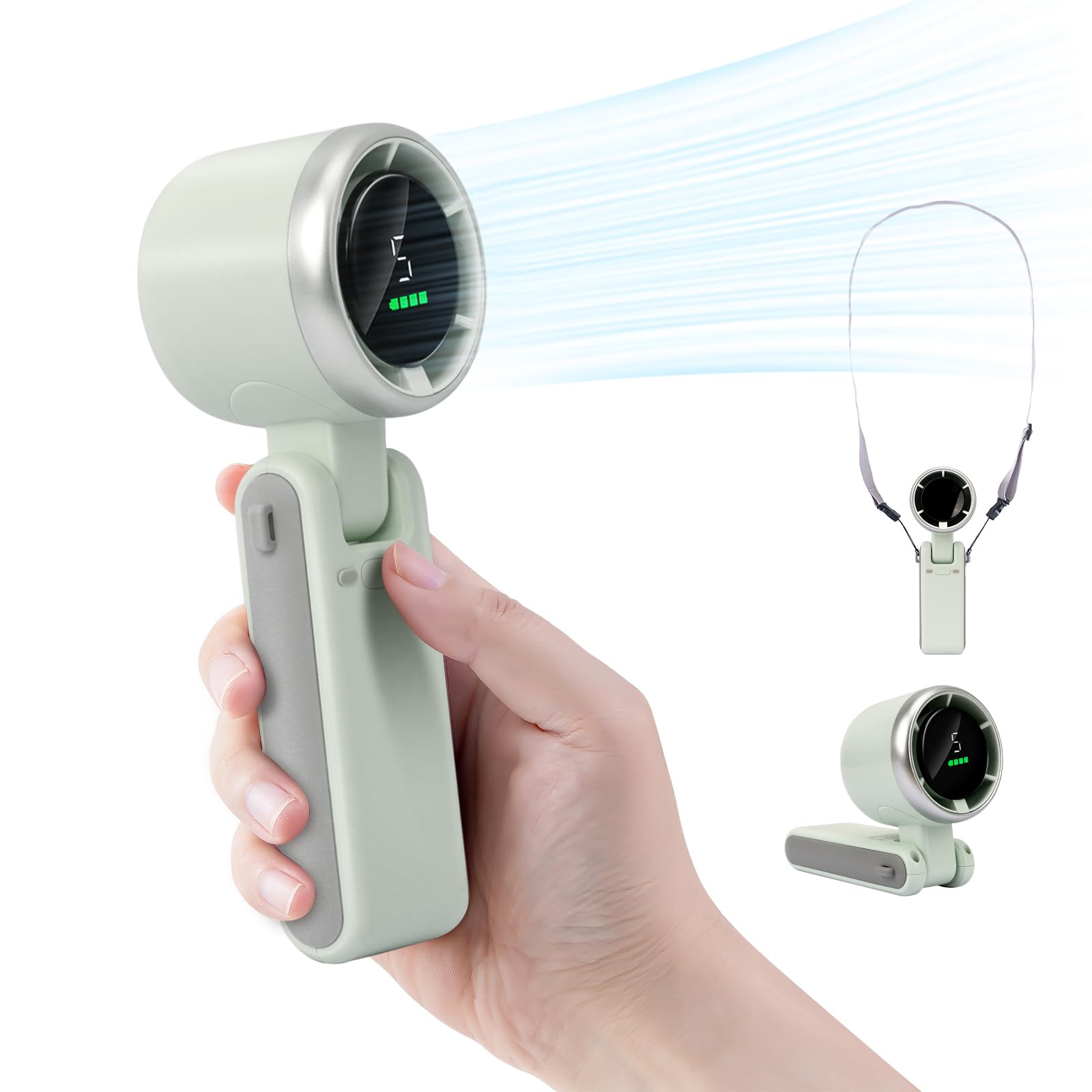 Ventilateur turbo portable pour intérieur et extérieur avec batterie