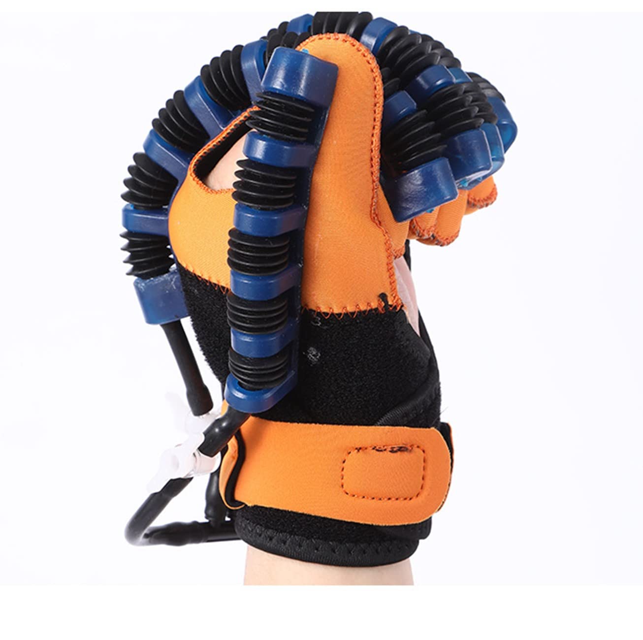 Ortesis Muñeca Ajustable para Dedos, Ejercicio de Tendones para Hemiplejía de Accidente para Accidentes Cerebrovasculares Pacientes con Hemiplejia lefthand,Large