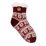 Women's Fold Over Button Tab Cabin Sock