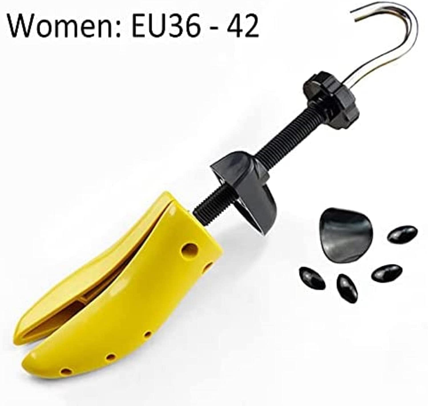 Moldeador de zapatos, camilla de zapatos 1 pieza Unisex Ajustable de plástico Camilla de zapatos Expansor de zapatos Hombres Mujeres Árbol de zapatos Tacón alto Mango de metal Soporte para zapatero (