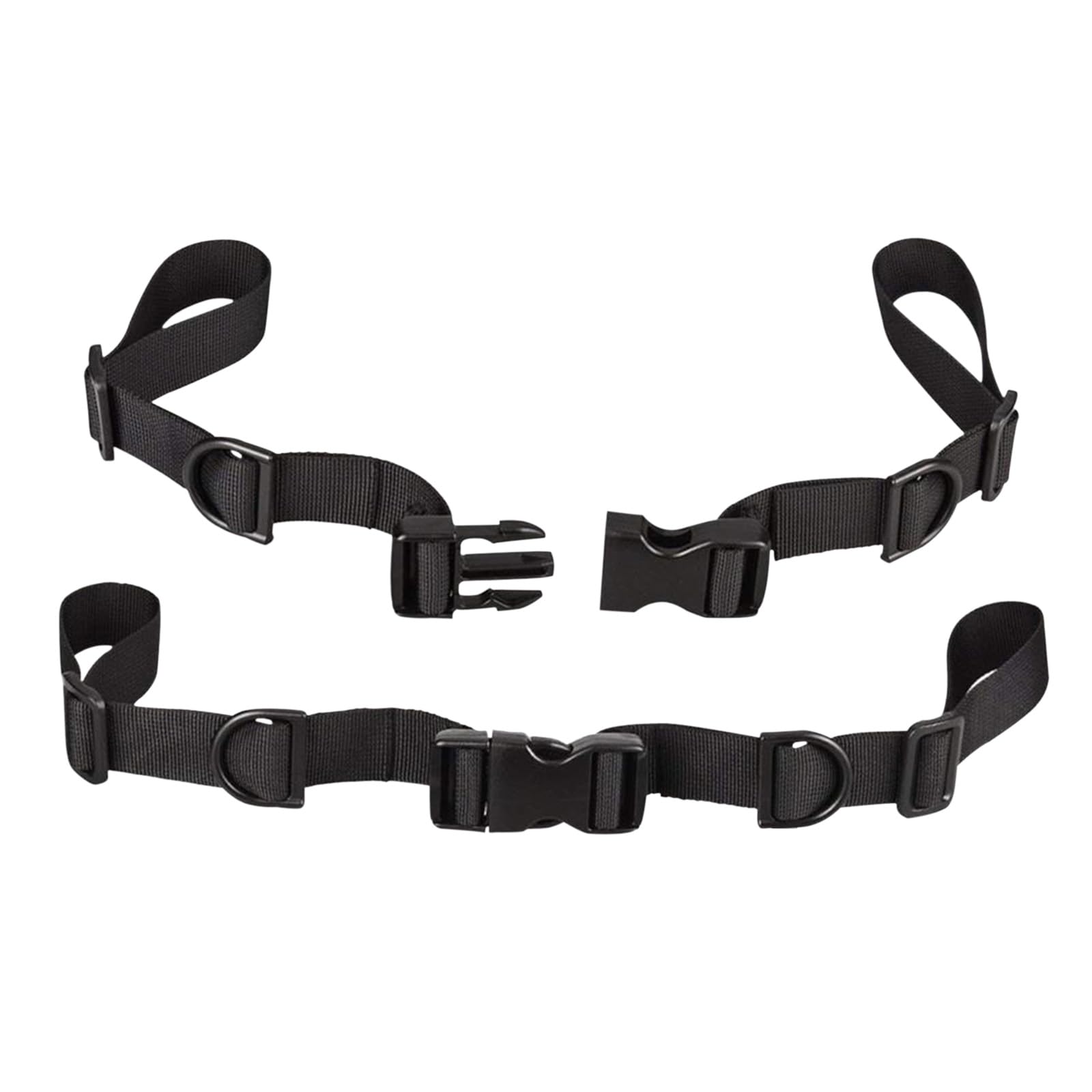 Roucerlin2Pcs Backpack Chest Straps with Clips, Heavy Duty Adjustable Backpack Sternum Straps, Rucksack Replacement Men Chest Strap, Nylon Chest Harness for Hiking Jogging Outdoor Activities