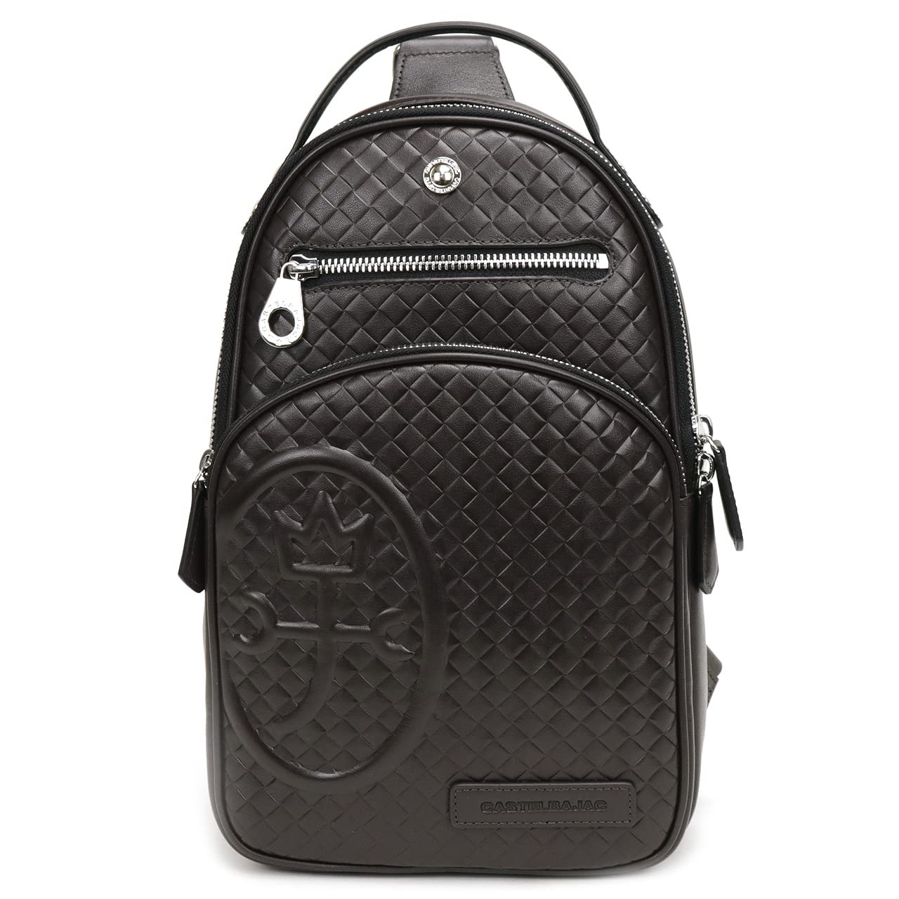 Castelbajac Garbo Men's One Shoulder Bag, Chocolate