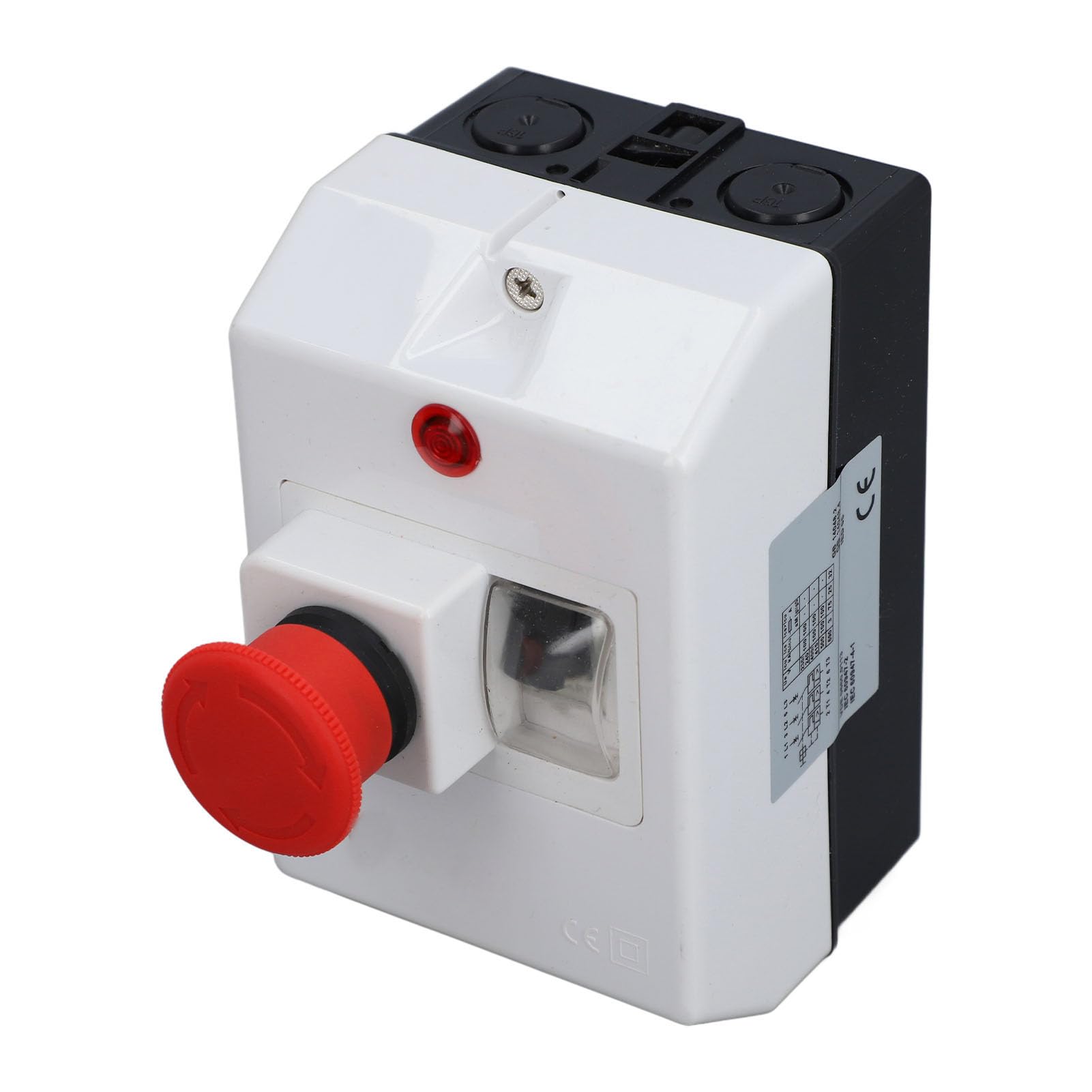 Motorschutz, Wasserdichter Schutzschalter IP55, 6–10 A, 230/240 V, 400/415 V, 500 V, 690 V, Ausgestattet mit Not-Aus, Signallampe, Geeignet für Verschiedene Motoranwendungen