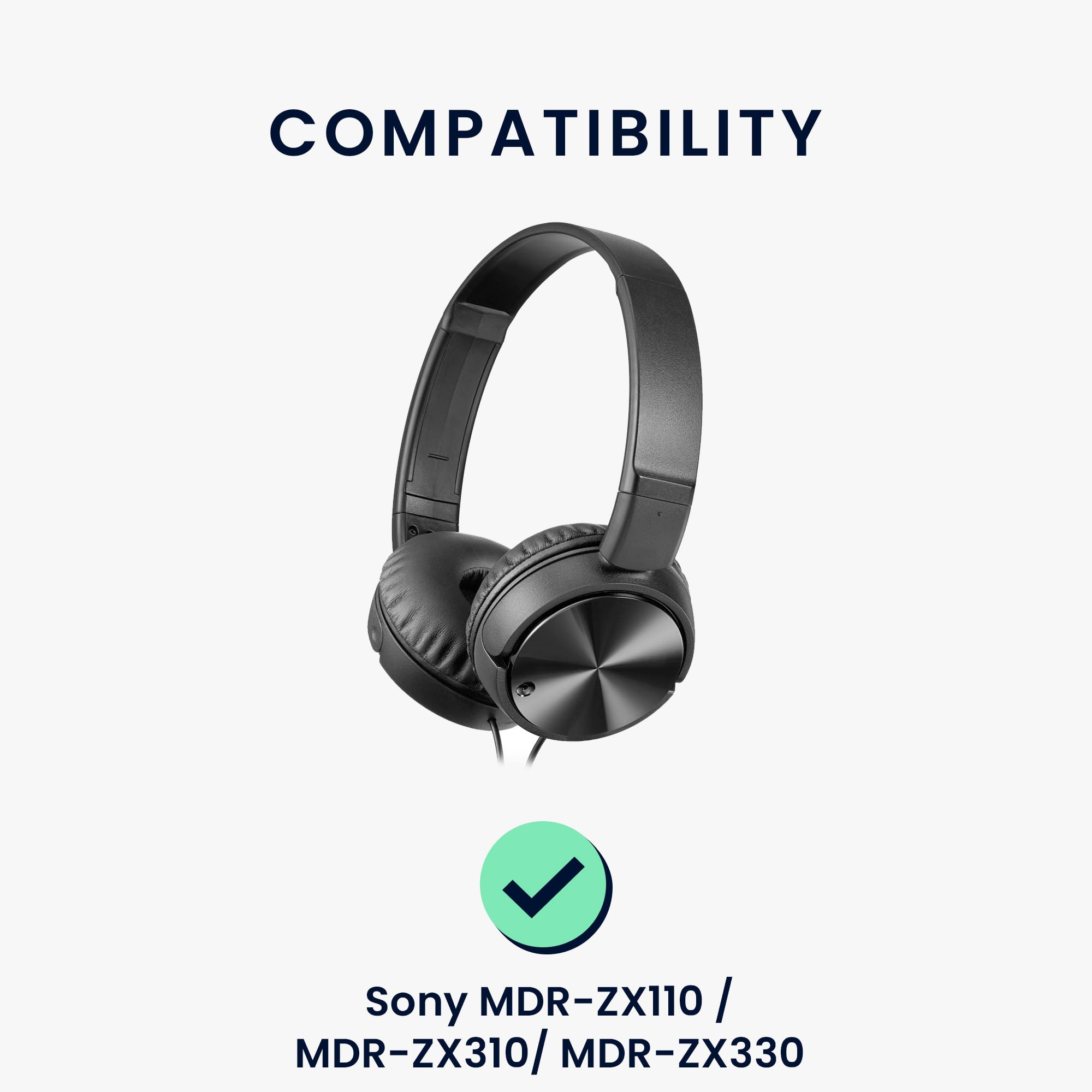 Amazon | kwmobile 2x ヘッドホンカバー Sony MDR-ZX110 / MDR-ZX310