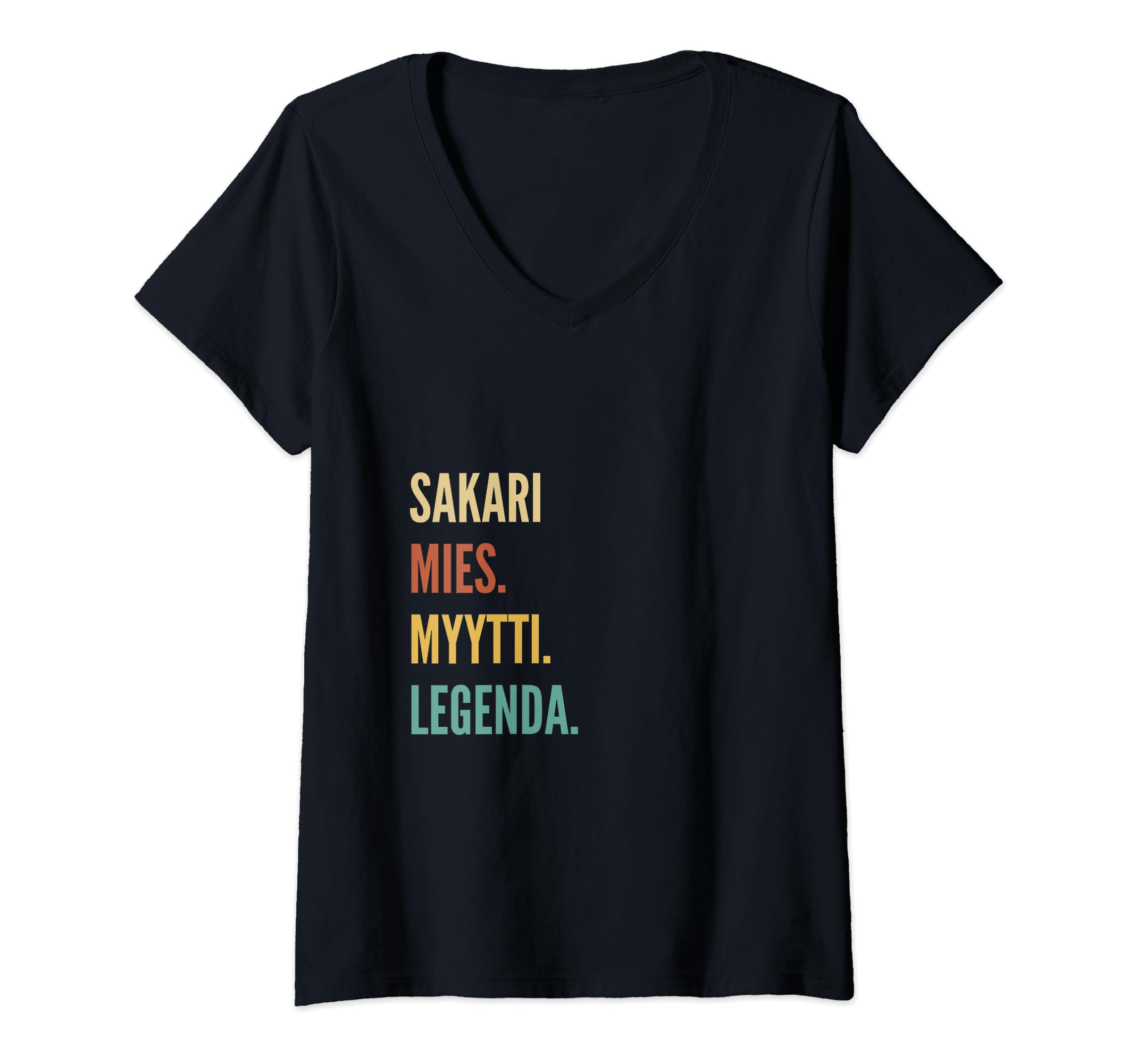 Funny Finnish First Name Design - Sakari V-Neck T-Shirt