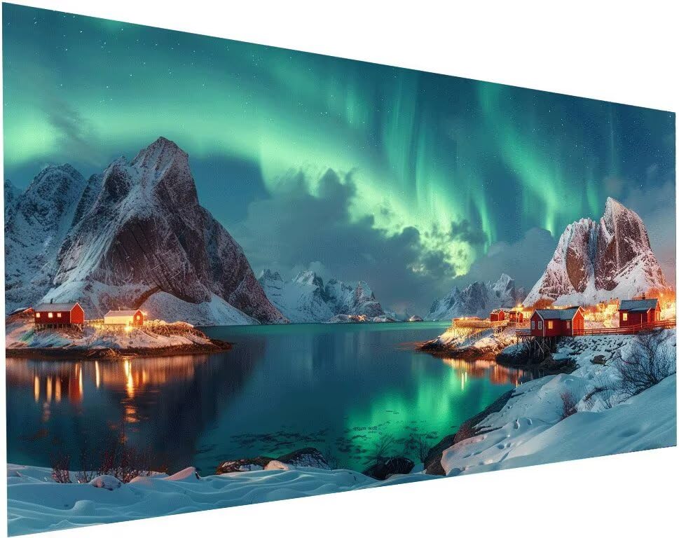 Broderie diamant kit complet de luxe pour grand tableau mural