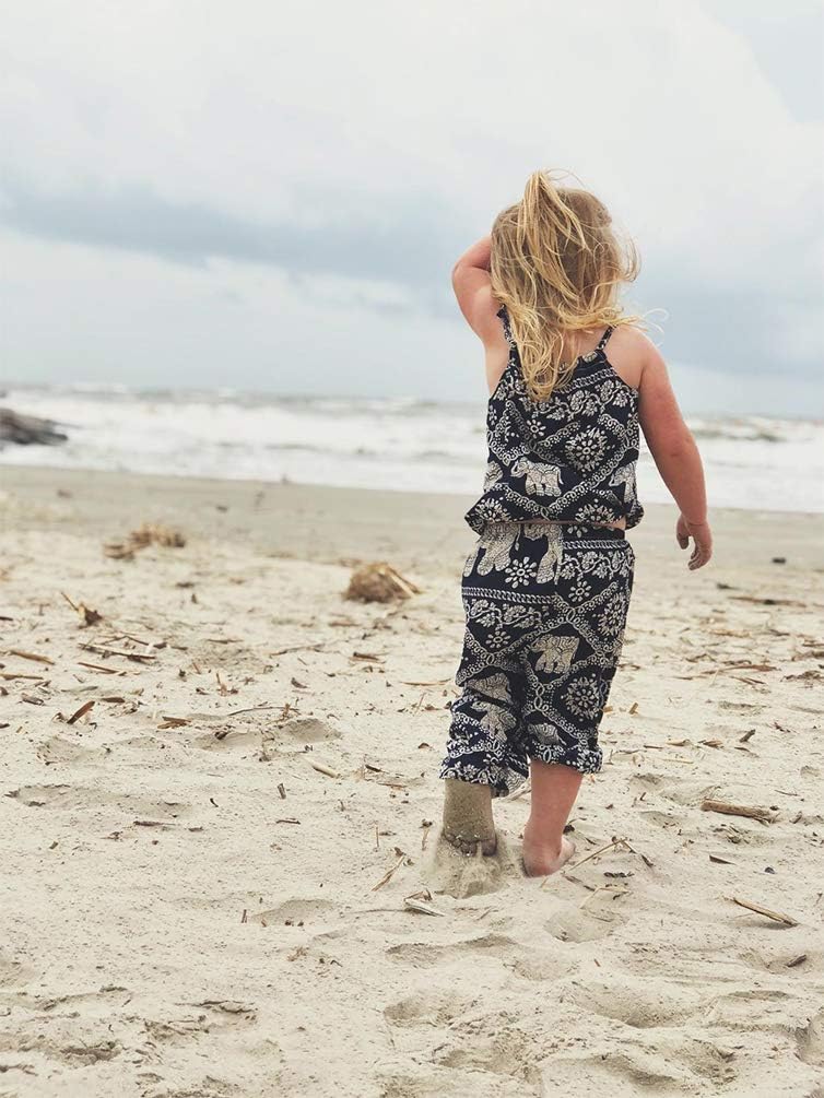 Baby Girls Boho Elephant Tops Harem Pants 2 Piece Outfits - Image 4