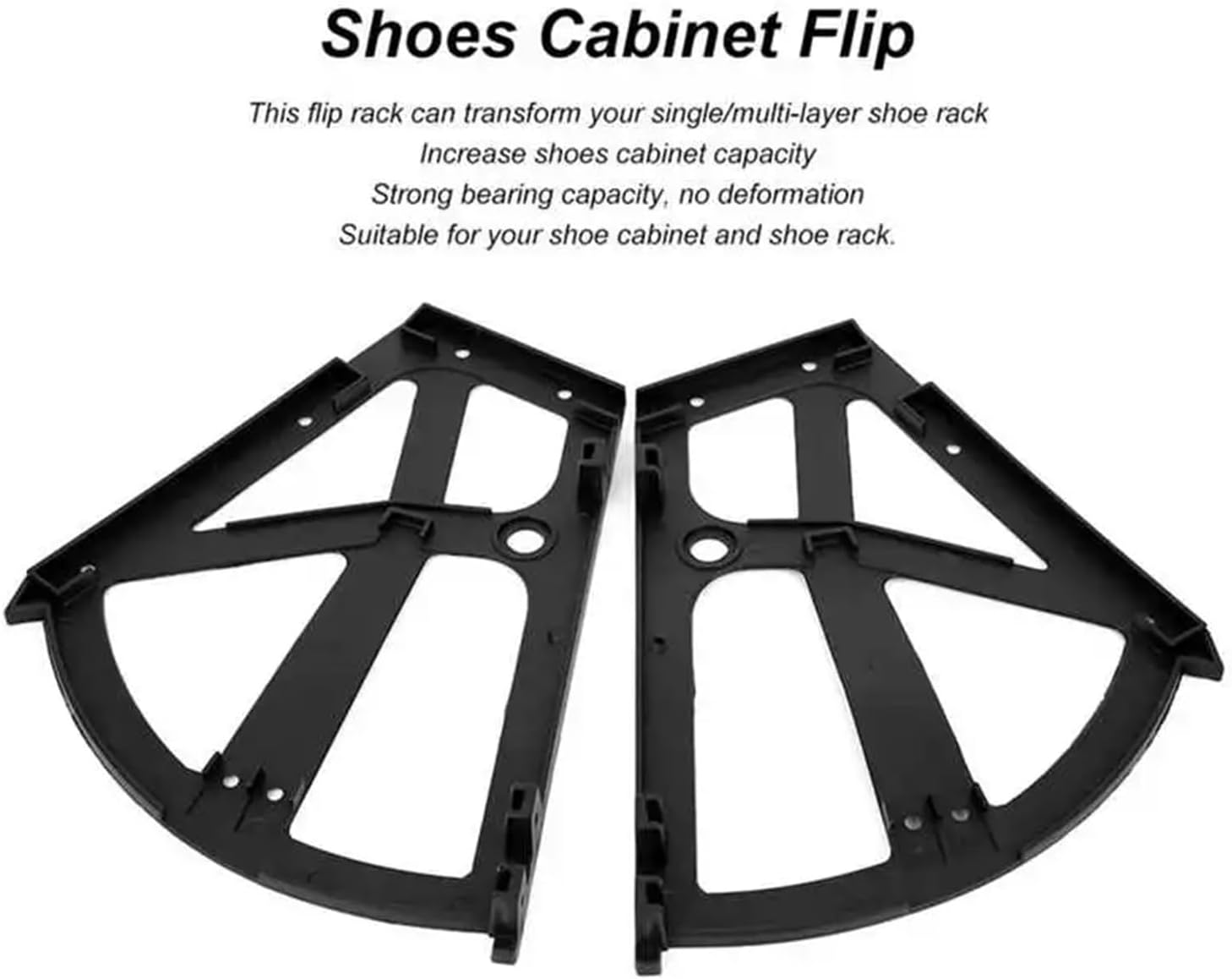 4Pcs/Set Home Furniture Shoes Drawer Cabinet Hinge Flip Plate Frame Turning Rack Accessory Shoes Cabinet Hinges