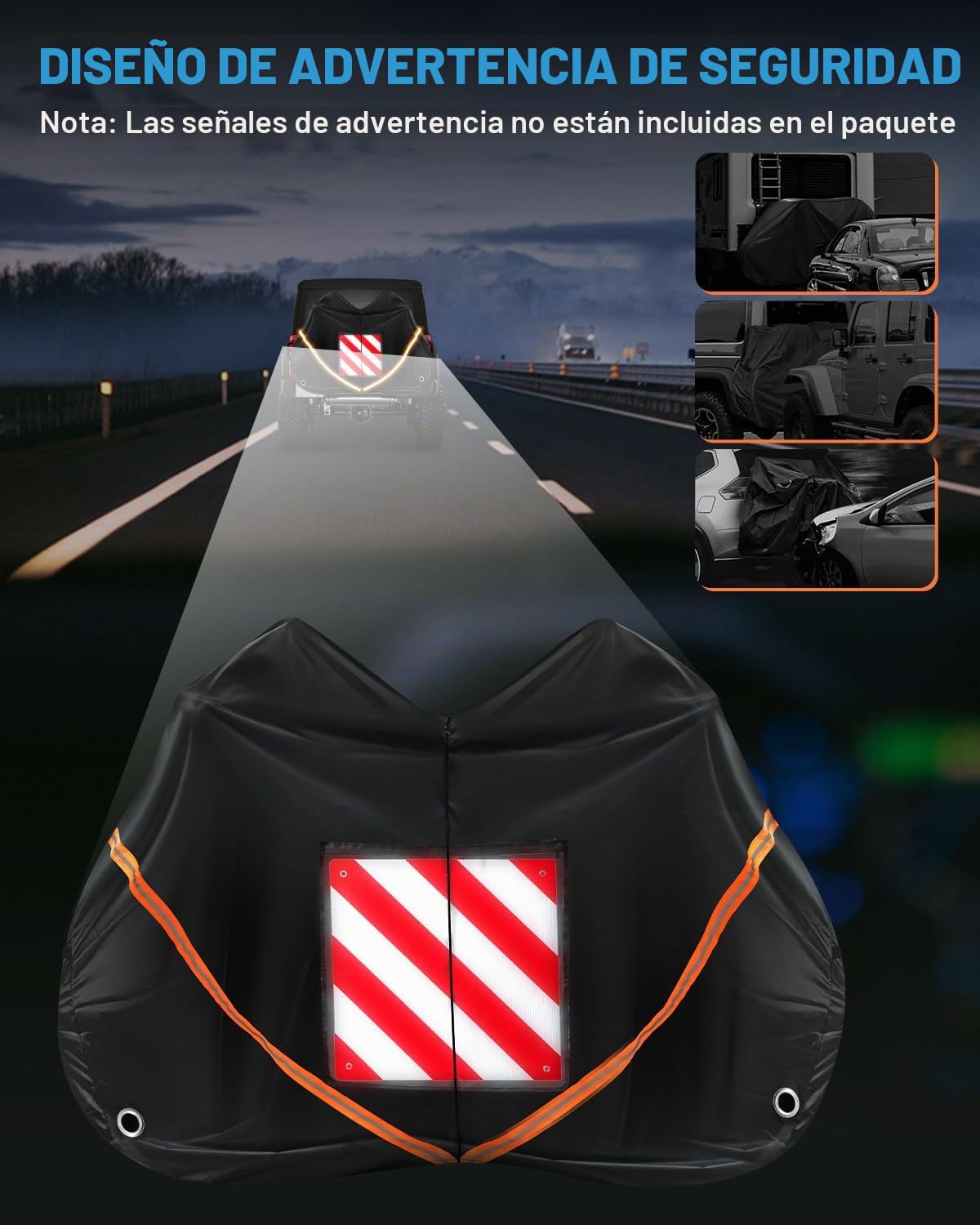 SUPAREE Funda Bicicleta Impermeable Funda para Bicicleta Transporte Funda Exterior 3 Bicis 420D Oxford Resistente pour Autocaravana Coche Viaje