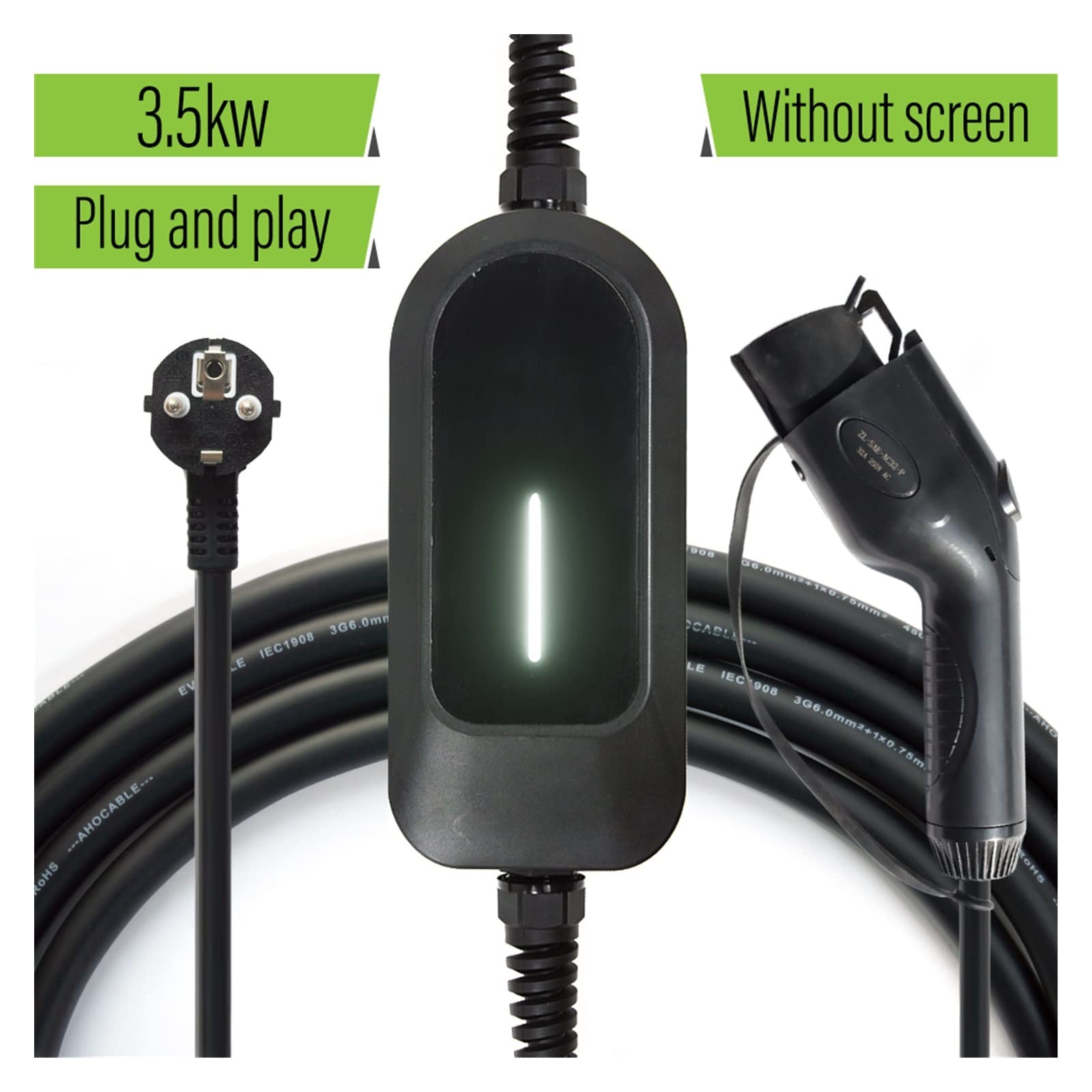 ポータブルEV充電器 SAE J1772 TYPE1 Amazon.co.jp: ポータブル EV